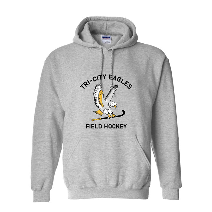 Grey Hoodie - Front Logo