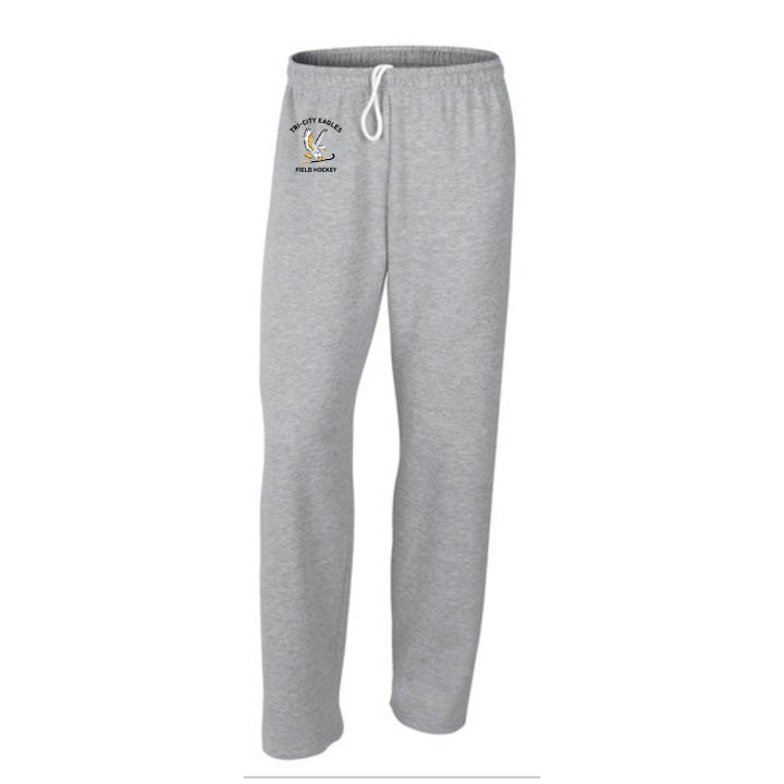 Grey Sweatpants - Open Bottom