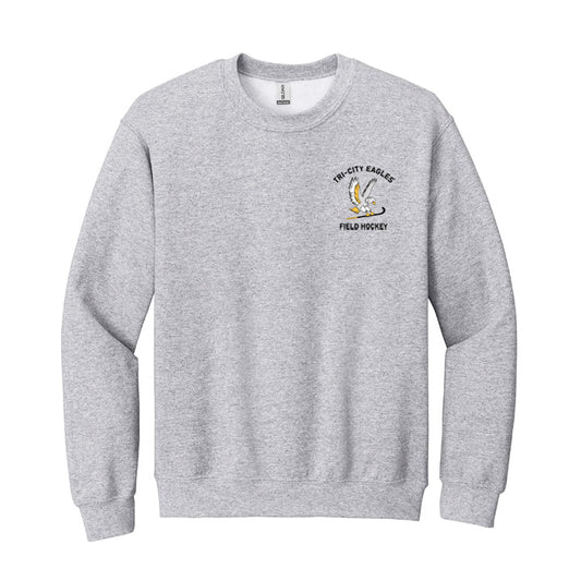 Grey Crewneck - Crest Logo