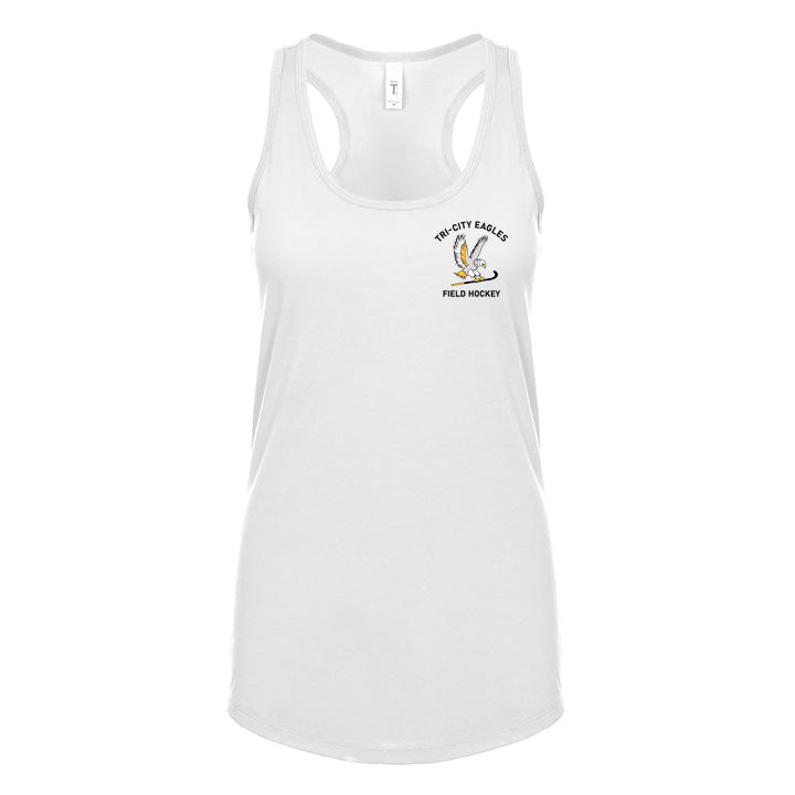 Racerback White Top - Crest Logo