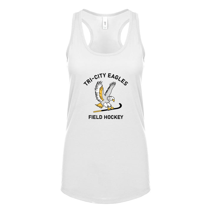 Racerback White Top - Front Logo