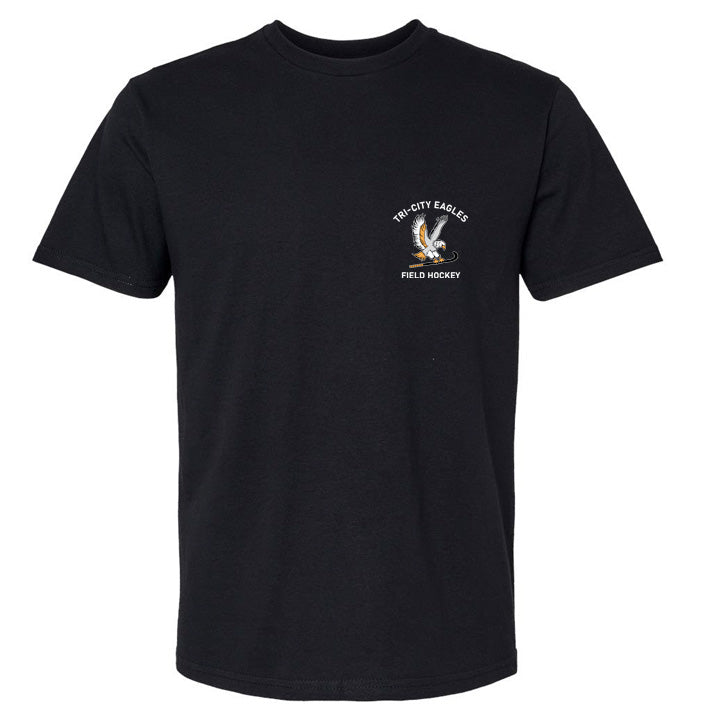 Black T-Shirt - Crest Logo
