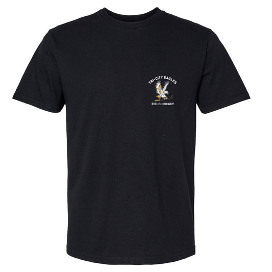 Black T-Shirt - Crest Logo